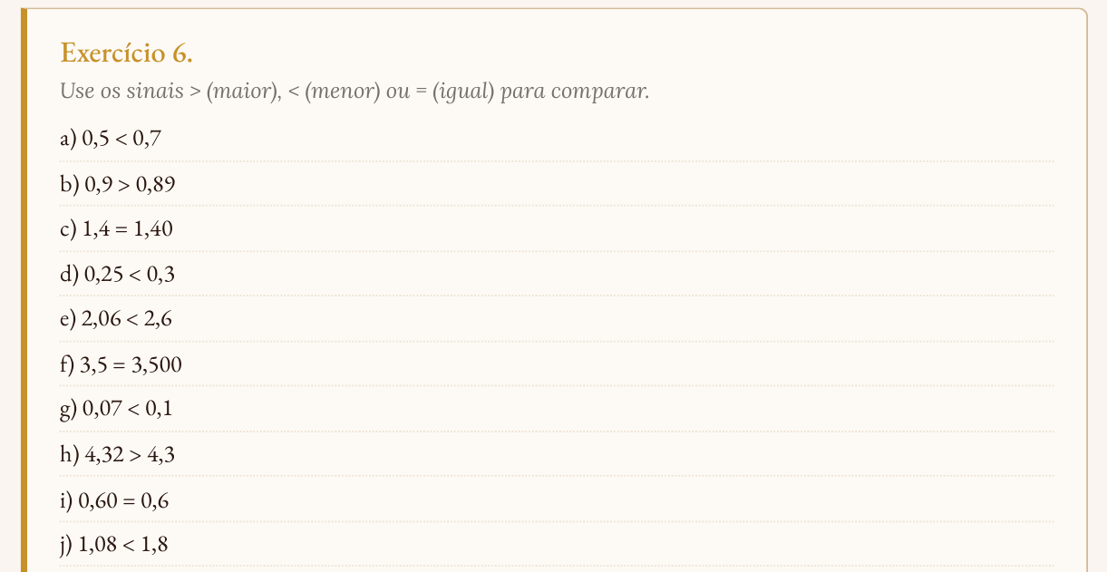 Gabarito do 2º semestre com as respostas na mesma numeração
